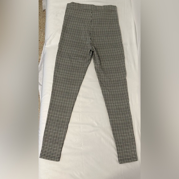 Zara green gingham stretch leggings - Picture 5 of 5